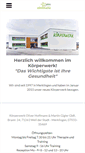 Mobile Screenshot of koerperwerk-online.de